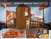 Tablet Screenshot of hooters.ca